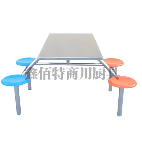 四人快餐桌椅圆形